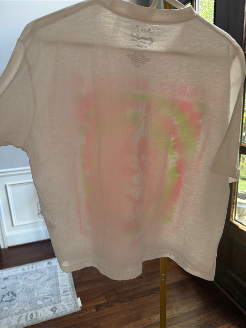 Pressbox White 'Party Animals Banana Ball' Tee with Pink & Green Graphic - Picture 5 of 5